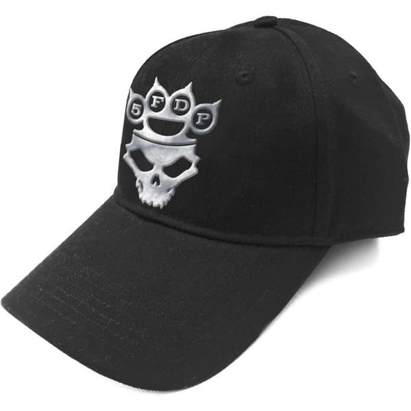 Five Finger Death Punch Unisex baseballkasket med voksenlogo Black/Sonic Silver One Size