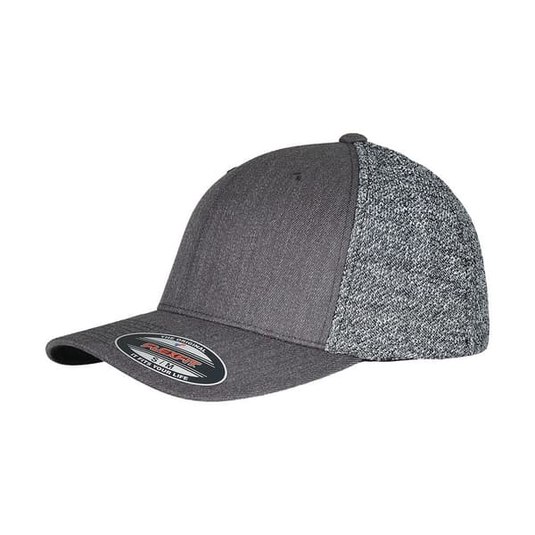 Flexfit Unisex voksen melange Trucker Cap Black/Grey One Size
