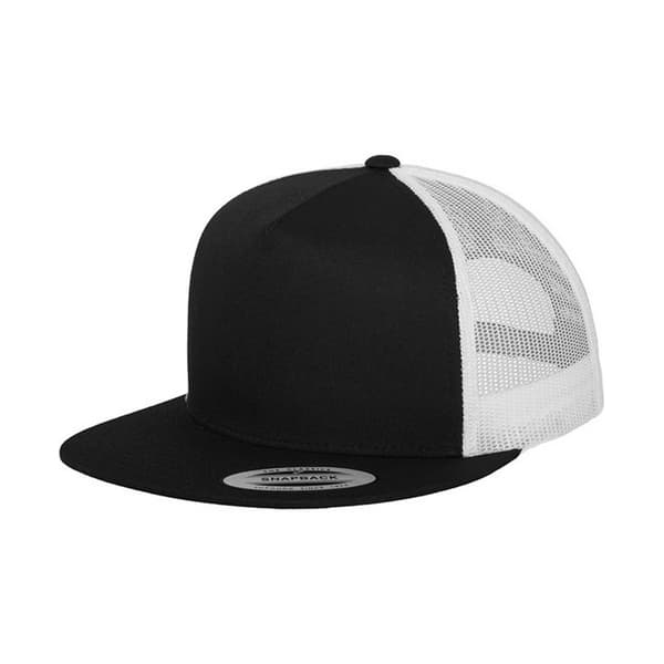 Flexfit Unisex Adult Classic Two Tone Trucker Cap Black/White One Size