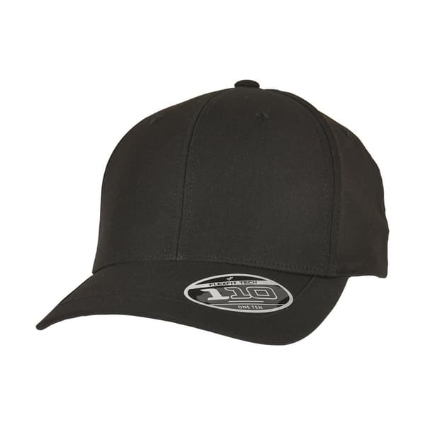 Flexfit Unisex vuxen 110 Ripstop Snapback Cap Black One Size