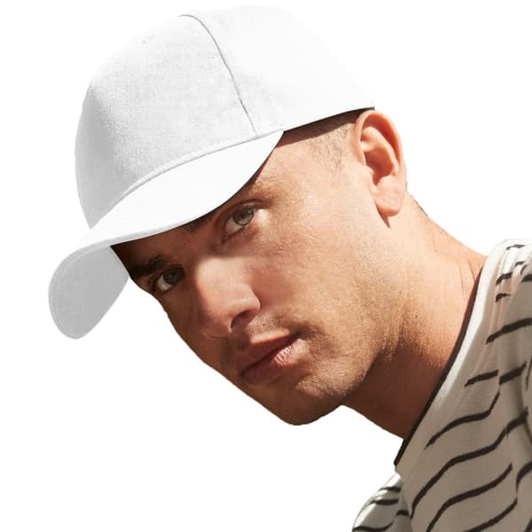 Beechfield Unisex vuxen 6 Panel ekologisk bomull Baseball Cap