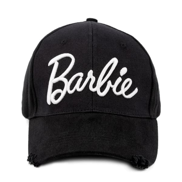 Barbie Womens/Ladies Embroidered Logo Cap Black/White One Size