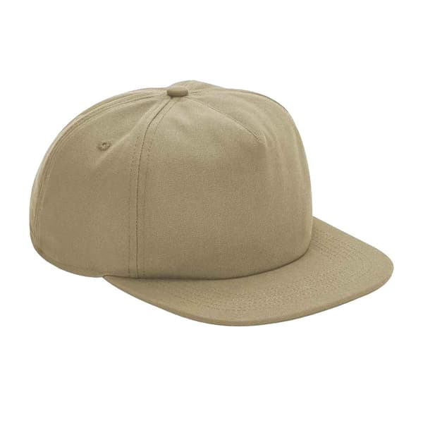 Beechfield Unisex Adult Organic Cotton 5 Panel Baseball Cap Desert Sand One Size