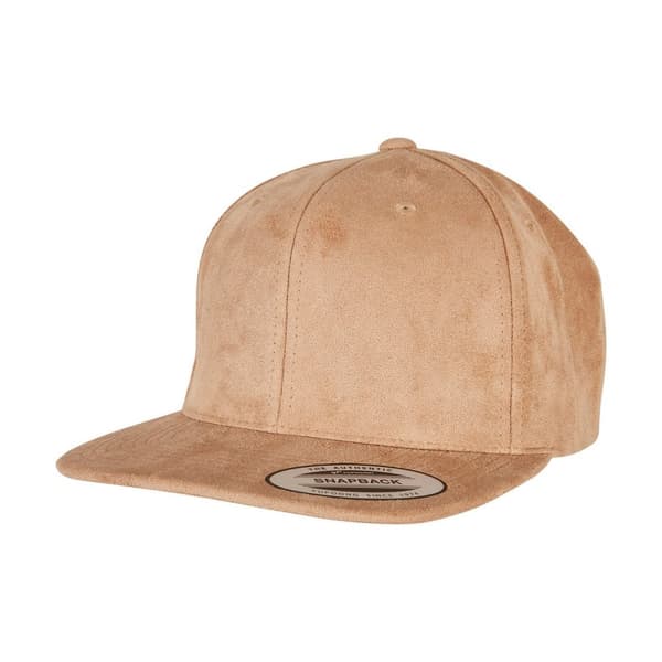 Flexfit Unisex vuxen Faux Suede Snapback Cap Khaki One Size