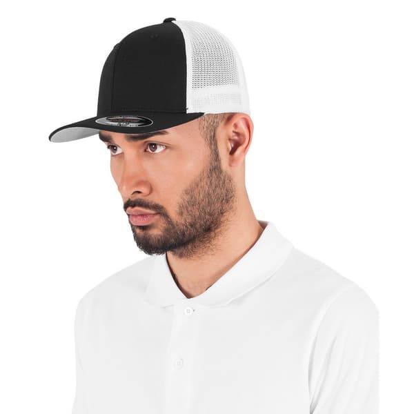 Flexfit Unisex vuxen tvåfärgad truckerkeps i mesh