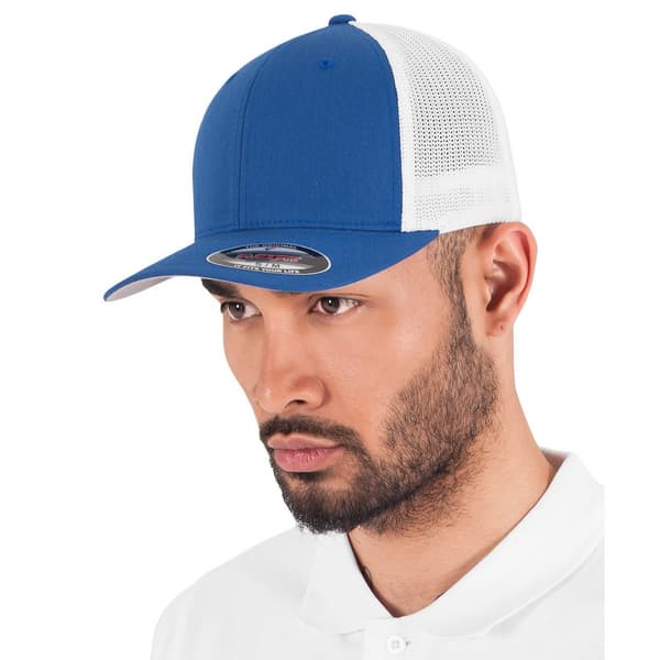 Flexfit Unisex vuxen tvåfärgad truckerkeps i mesh