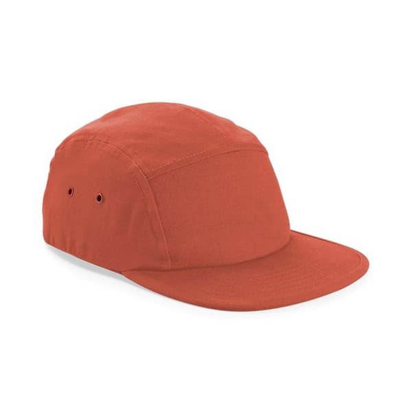 Beechfield 5 Panel Canvas keps Terracotta One Size