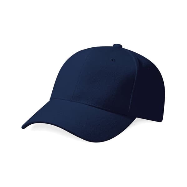 Beechfield Unisex Adult Pro-Style Heavy Brushed Cotton Baseball Cap French Navy One Size