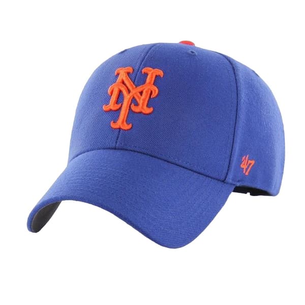 47 Unisex Adult New York Mets Baseball Cap Royal Blue/Orange One Size
