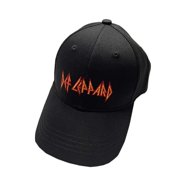 Def Leppard Unisex vuxen logotyp baseballkeps Black One Size