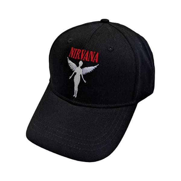 Nirvana Unisex Adult Angelic Baseball Cap Black/Red/White One Size