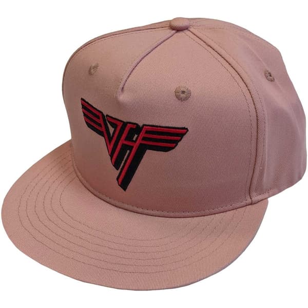 Van Halen Unisex Adult Classic Logo Snapback Cap Pink One Size