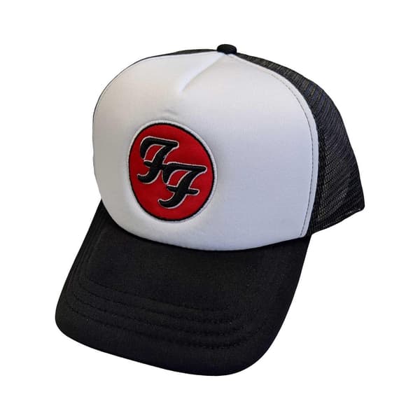 Foo Fighters Unisex Adult Logo Mesh Cap Black/White/Red One Size