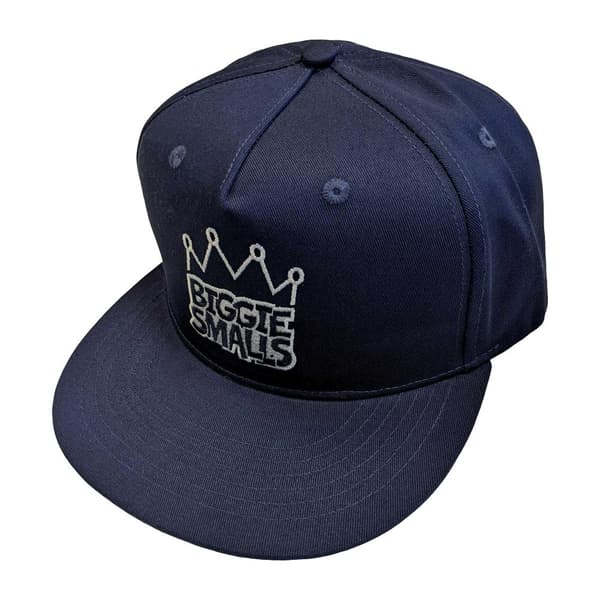 Biggie Smalls Unisex Vuxen Snapback-keps med Crown-logga Navy Blue One Size