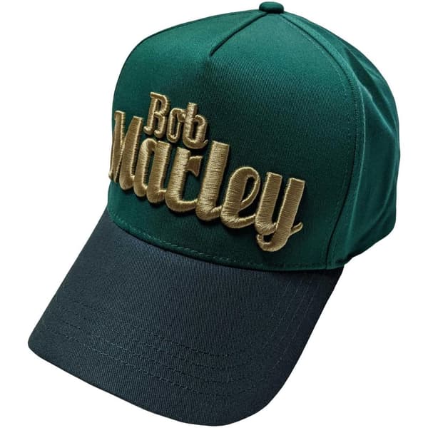 Bob Marley Unisex Meshkeps med vuxenlogotyp Green One Size