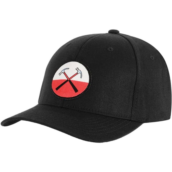 Pink Floyd Unisex vuxen The Wall Hammers basebollkeps med logotyp Black One Size