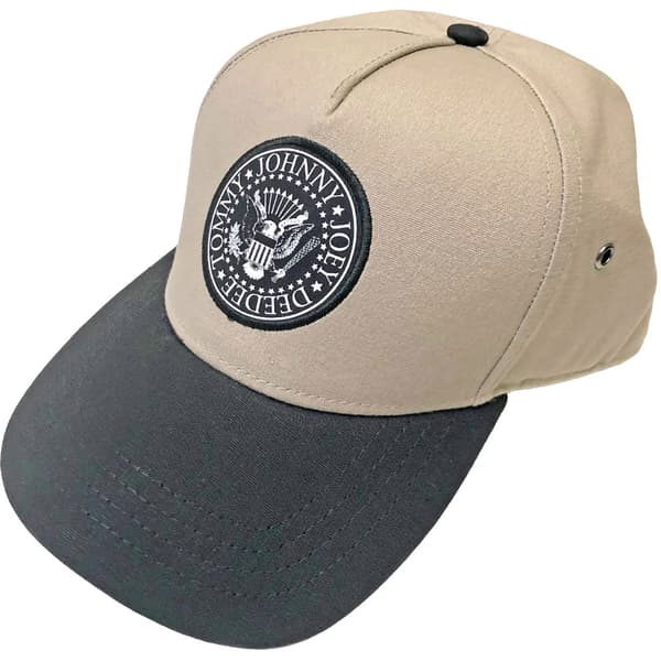 Ramones Barn/Kids Presidential Seal Snapback keps Black/Sand One Size
