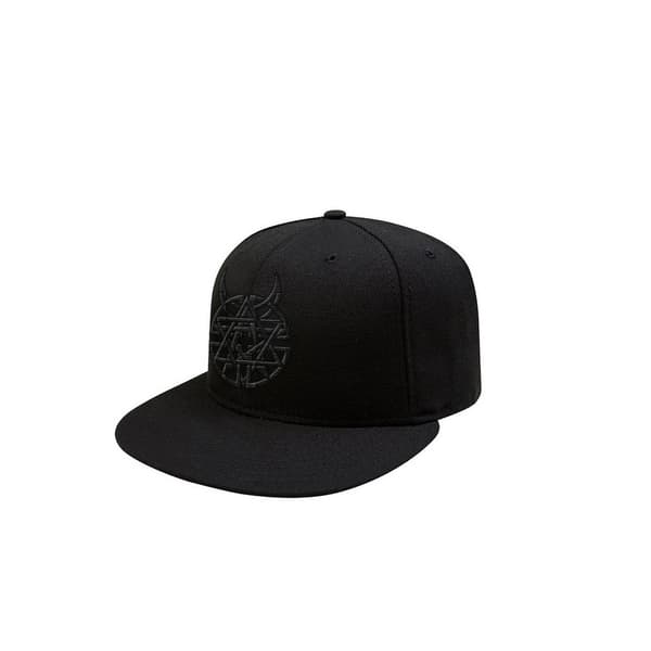 Disturbed Unisex vuxen Logo & Icons Snapback-keps Black One Size