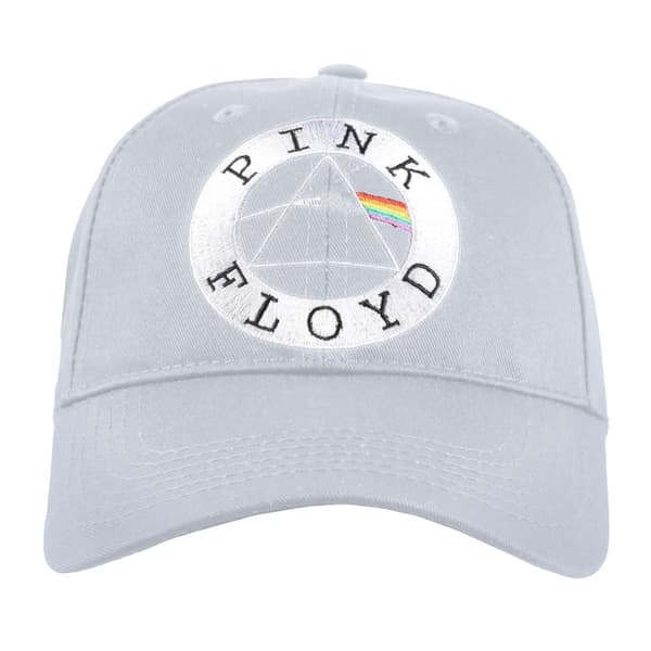 Pink Floyd Unisex vuxen cirkel logotyp baseballkeps White One Size