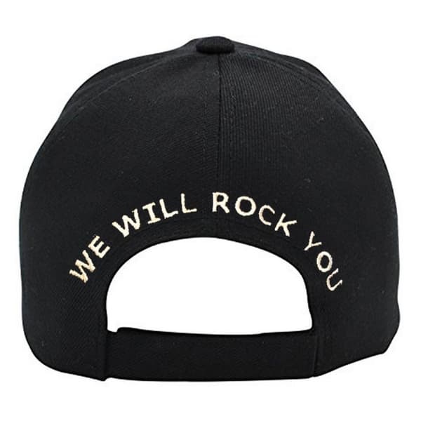 Queen Unisex vuxen logotyp baseballkeps