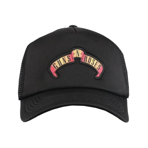 Guns N Roses Unisex Basebollkeps med scroll-logga för vuxna Black One Size