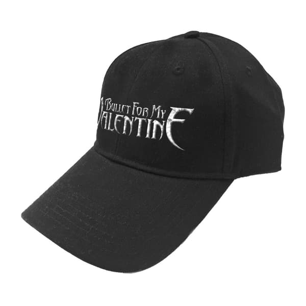 Bullet For My Valentine Unisex Adult Metallic Logo Baseball Cap Black/Sonic Silver One Size