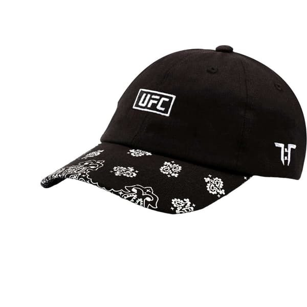 Tokyo Time Unisex Adult UFC Paisley Baseball Cap Black/White One Size