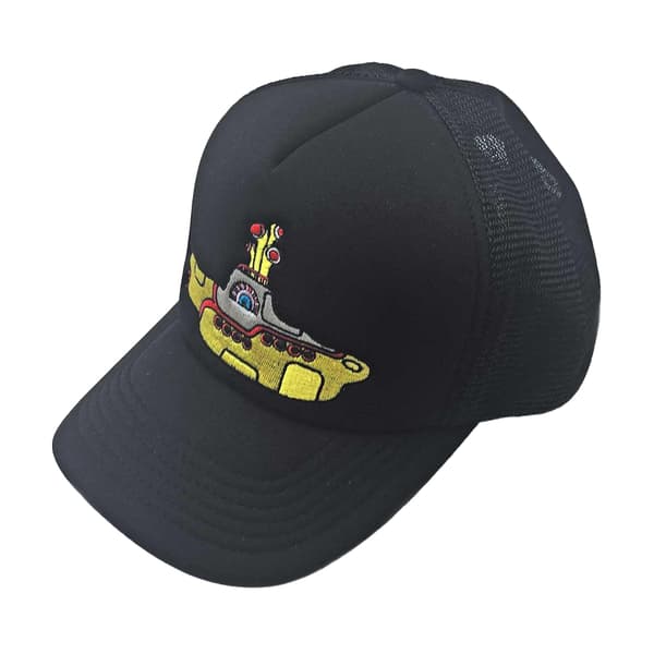 The Beatles Unisex Adult Yellow Submarine Mesh Back Baseball Cap Black One Size