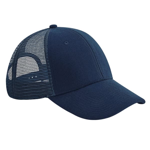 Beechfield Unisex Adult Athleisure Jersey Trucker Cap French Navy One Size