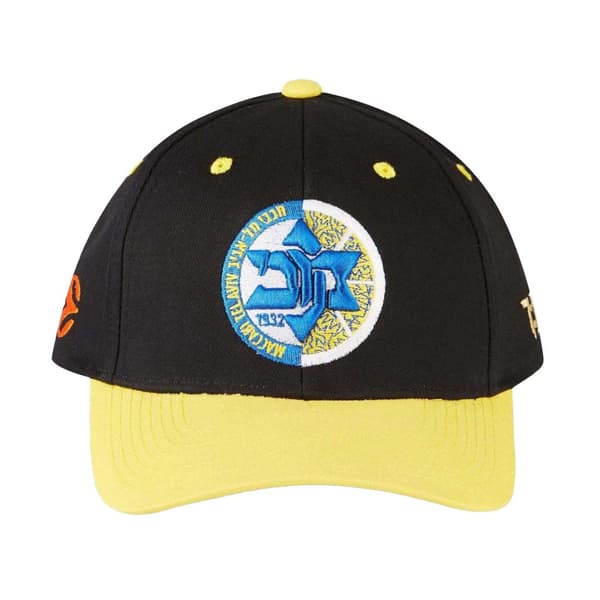 Tokyo Time Unisex vuxen Maccabi Playtika Tel Aviv basebollkeps Black/Yellow One Size