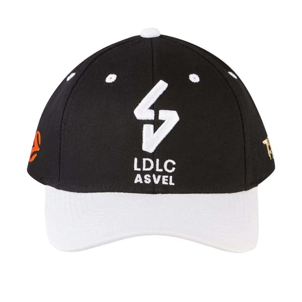 Tokyo Time Unisex vuxen LDLC Asvel Villeurbanne basebollkeps Black/Silver One Size