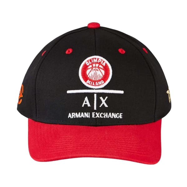 Tokyo Time Unisex Vuxen AX Olimpia Milano Basebollkeps Black/Red One Size