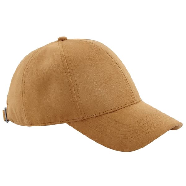 Beechfield Unisex keps med 6 paneler i mocka för vuxna Caramel One Size