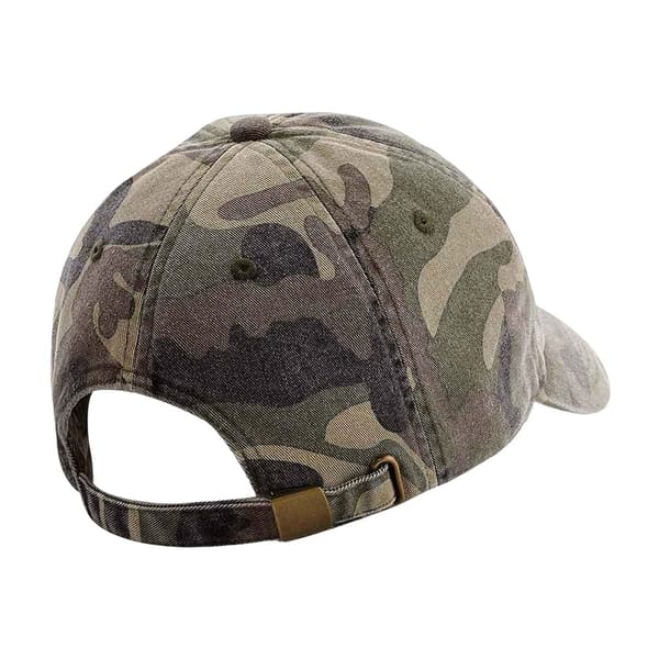 Beechfield Unisex basebollkeps med låg profil i kamouflagemönster