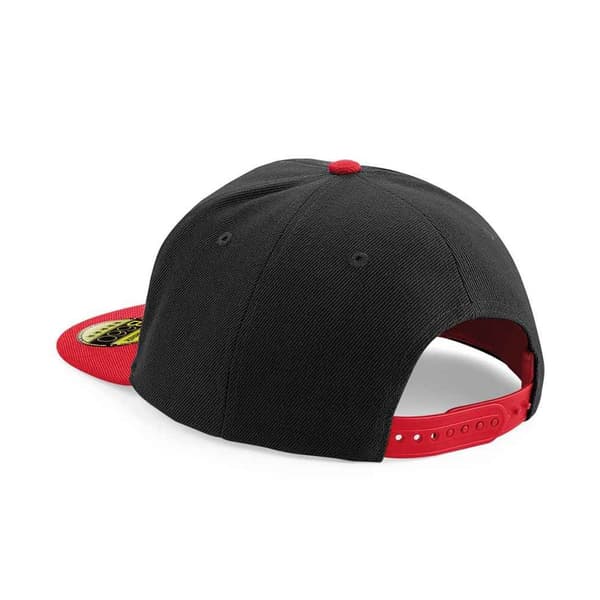 Beechfield Original Snapback-keps med platt skärm