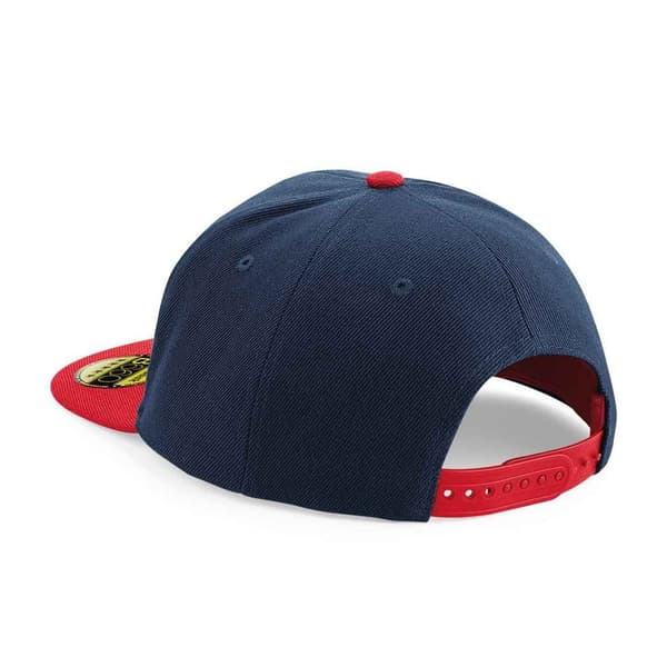 Beechfield Original Snapback-keps med platt skärm