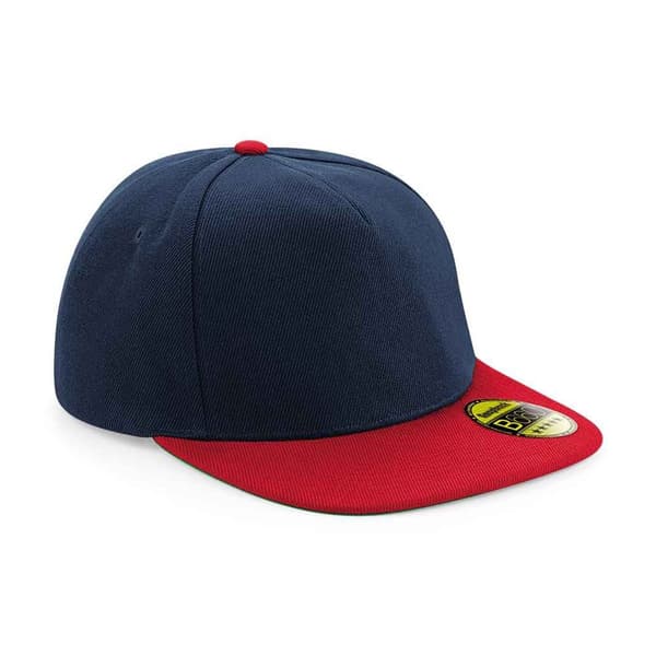 Beechfield Original Snapback-keps med platt skärm