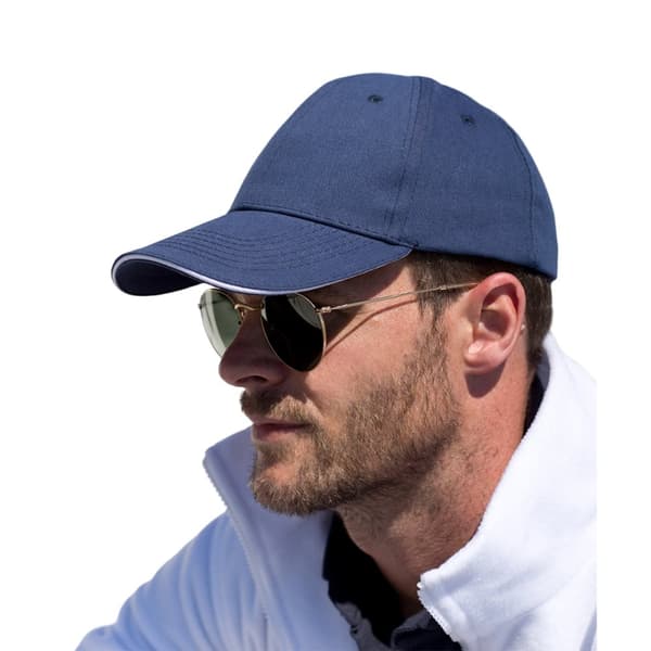 Result Headwear Unisex Adult Memphis Brushed Cotton Low Profile Cap