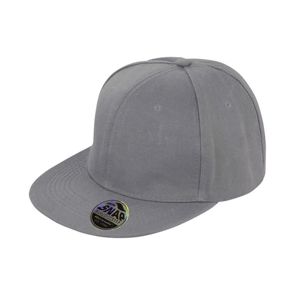 Result Headwear Unisex Adult Original Bronx Snapback Cap Heather Grey One Size