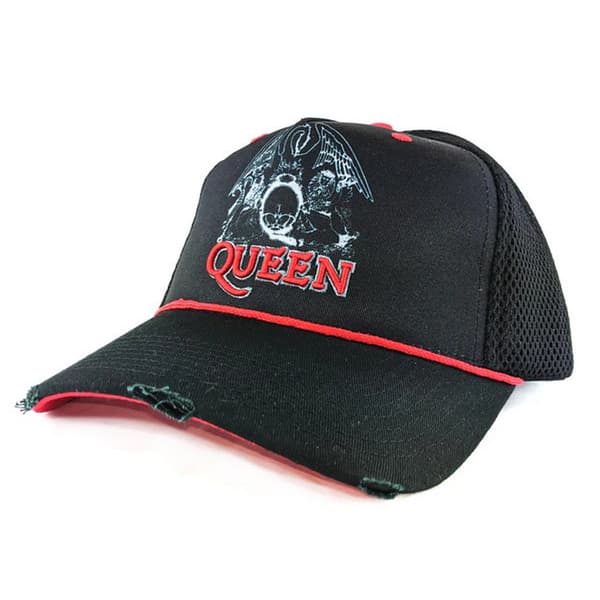 Amplified Unisex vuxen Line Art Crest Queen Trucker keps