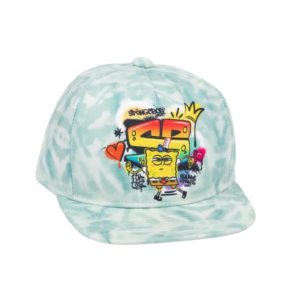 SpongeBob SquarePants Boys Tie Dye Snapback Cap