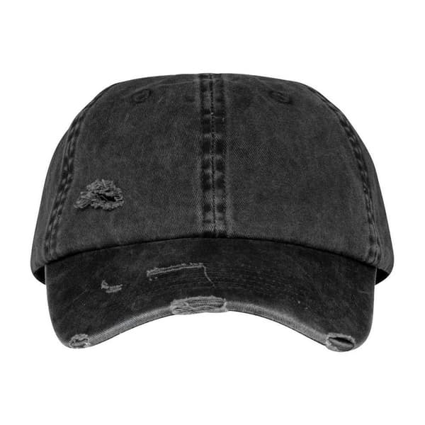 Native Spirit Unisex Adult Destroy Cap Washed Black One Size