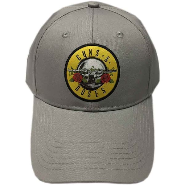 Guns N Roses Unisex Adult Circle Logo Baseball Cap Grey One Size
