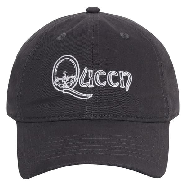 Amplified Queen Embroidered Cap Charcoal One Size