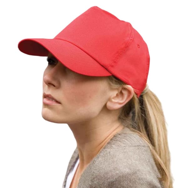 Result Headwear Unisex Basebollkeps i bomull för vuxna