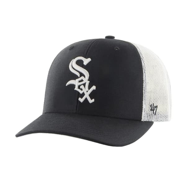 Chicago White Sox Branson 47 Snapback Trucker keps Black One Size