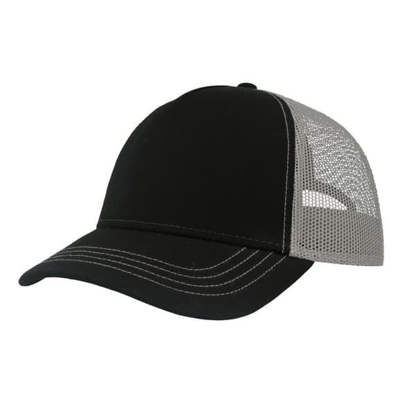 Atlantis Unisex Adult Rapper 5 Panel Canvas Recycled Trucker Cap