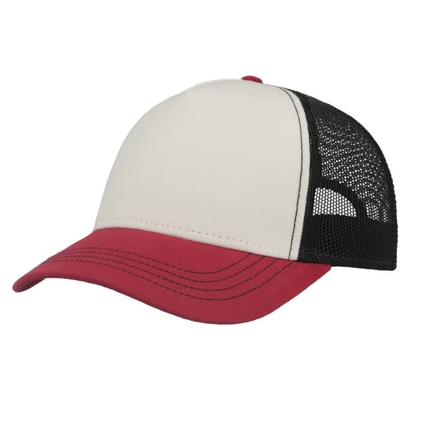 Atlantis Unisex Adult Rapper 5 Panel Canvas Recycled Trucker Cap