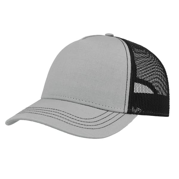 Atlantis Unisex Adult Rapper 5 Panel Canvas Recycled Trucker Cap