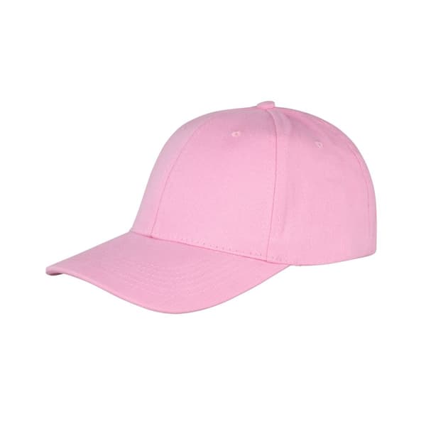 Result Headwear Memphis basebollkeps med 6 paneler i borstad bomull och låg profil